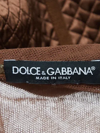 Pre-owned Dolce & Gabbana Ruched Midi Dress
