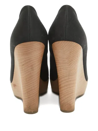 Pre-owned Saint Laurent Wedge Pumps