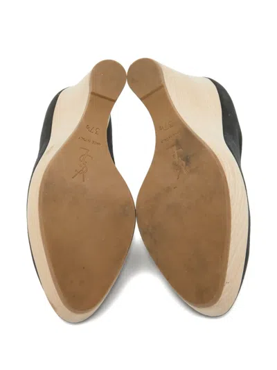 Pre-owned Saint Laurent Wedge Pumps