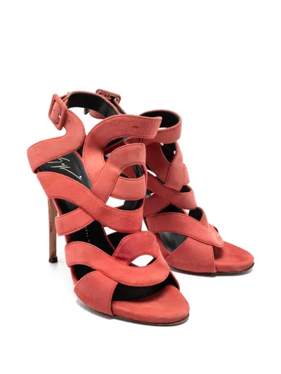 Pre-owned Giuseppe Zanotti Vintage  130mm Strappy Open-toe Sandals
