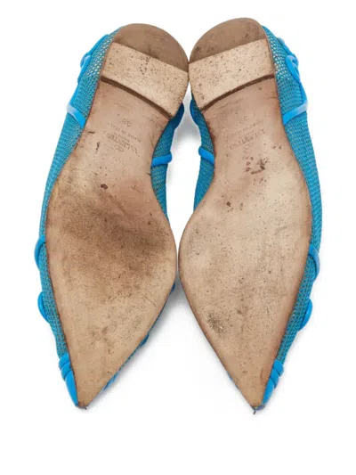 Pre-owned Valentino Garavani Mesh Ballerina Shoes