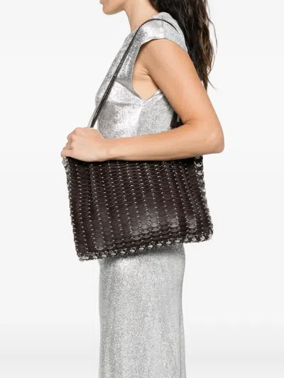 Rabanne Chain-link Leather Tote Bag