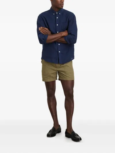 Alex Mill Mill Shirt In Linen Navy In Blue