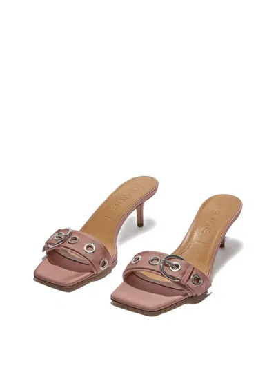 Aeyde 55mm Ilvy Buckle-detail Sandals In Neutral