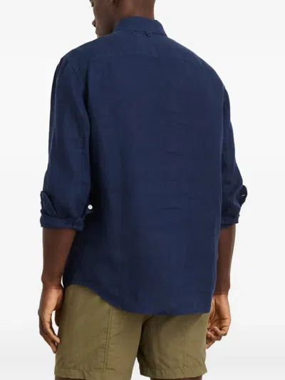 Alex Mill Mill Shirt In Linen Navy In Blue