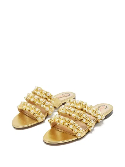Pre-owned Charlotte Olympia  Strappy Flat Sandals