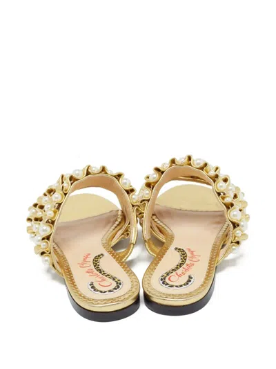 Pre-owned Charlotte Olympia  Strappy Flat Sandals
