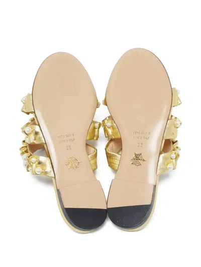 Pre-owned Charlotte Olympia  Strappy Flat Sandals