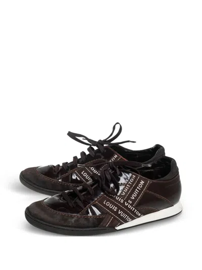 Pre-owned Louis Vuitton Suede Sneakers