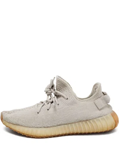 Pre-owned Adidas Originals  Boost 350 V2 Knitted Sneakers