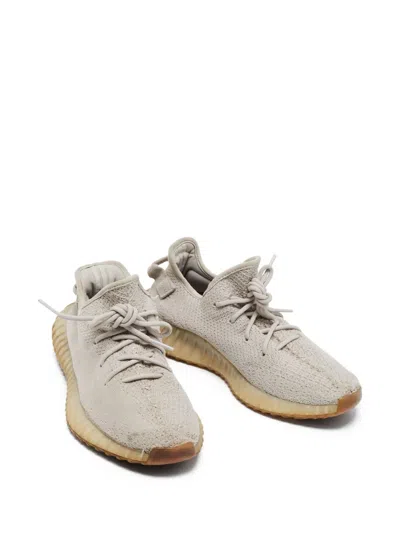Pre-owned Adidas Originals  Boost 350 V2 Knitted Sneakers