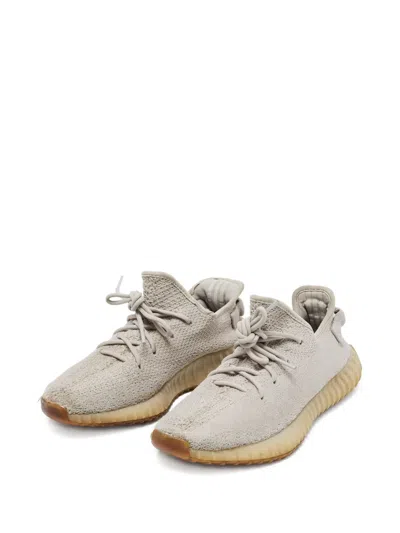 Pre-owned Adidas Originals  Boost 350 V2 Knitted Sneakers