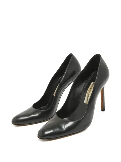 Pre-owned Manolo Blahnik  100mm Pointed-toe Pumps