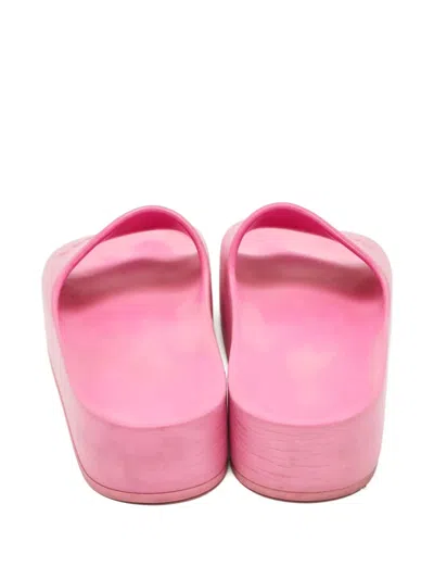 Pre-owned Balenciaga Logo-embossed Slides