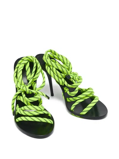 Pre-owned Balenciaga 110mm Rope-detailed Sandals