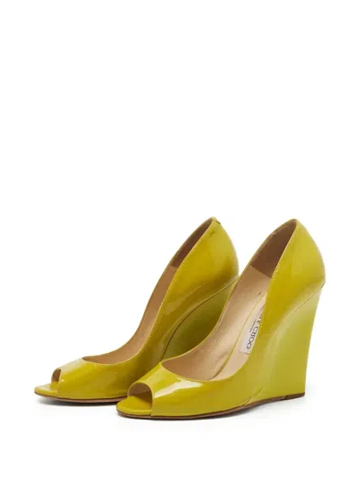 Pre-owned Jimmy Choo 110mm Patent-leather Sandals