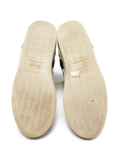 Pre-owned Balmain Perforated High-top Sneakers