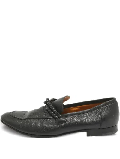 Pre-owned Gucci Leather Loafers