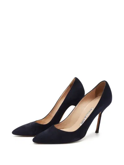 Pre-owned Manolo Blahnik  100mm Bb Pointed-toe Pumps