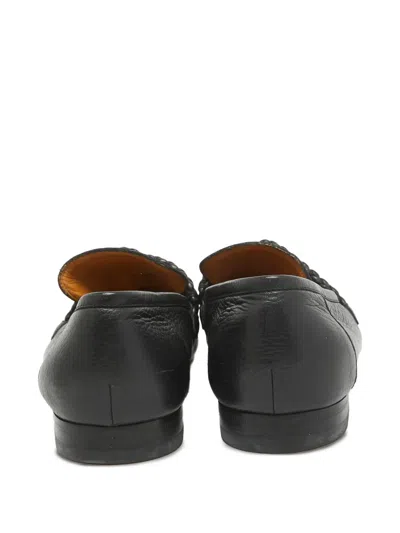 Pre-owned Gucci Leather Loafers