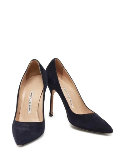 Pre-owned Manolo Blahnik  100mm Bb Pointed-toe Pumps