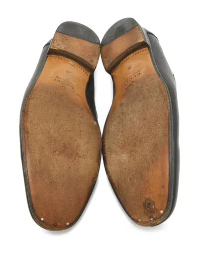 Pre-owned Gucci Leather Loafers