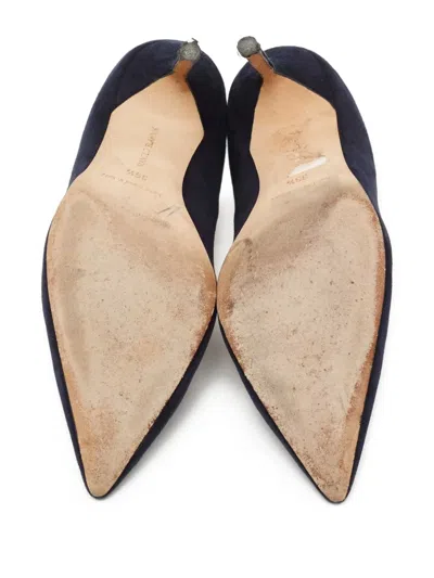 Pre-owned Manolo Blahnik  100mm Bb Pointed-toe Pumps
