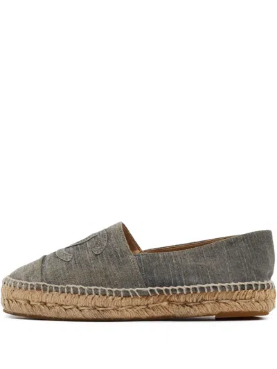 Pre-owned Chanel Interlocking Cc Logo Espadrilles