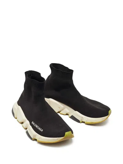 Pre-owned Balenciaga Knit Speed Trainer Sneakers