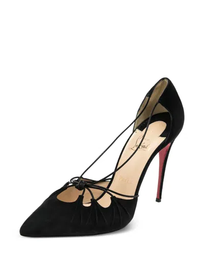 Pre-owned Christian Louboutin 105mm Riri Pumps