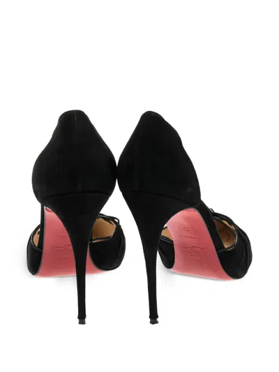 Pre-owned Christian Louboutin 105mm Riri Pumps
