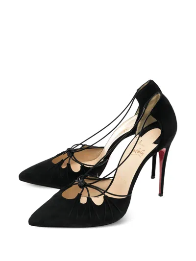 Pre-owned Christian Louboutin 105mm Riri Pumps
