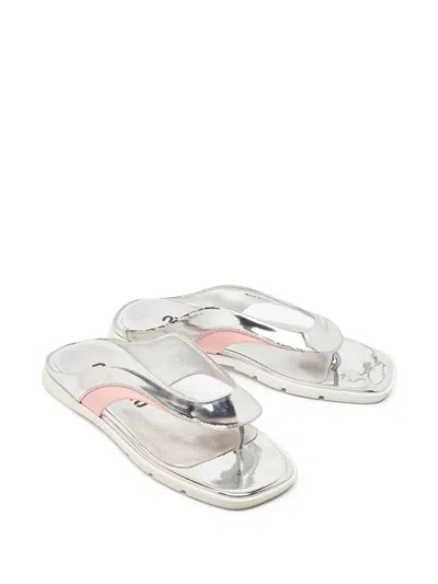 Pre-owned Miu Miu Leather Sandals