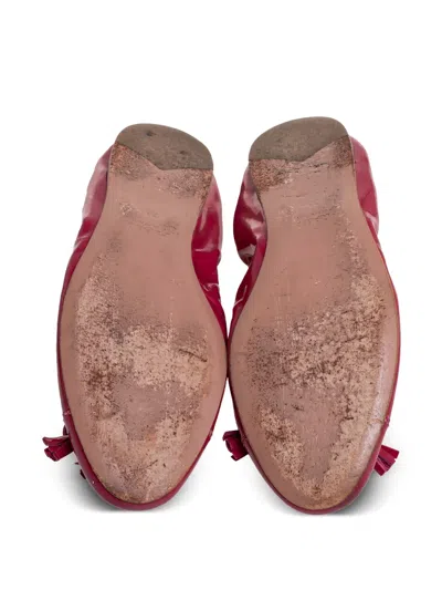 Pre-owned Prada Patent-finish Ballet Flats