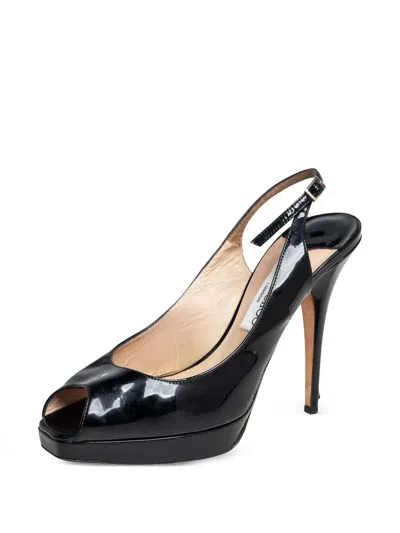 Pre-owned Jimmy Choo 120mm Leather Sandals