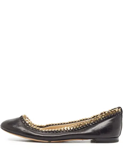 Pre-owned Giuseppe Zanotti Vintage Chain-detailed Ballet Flats