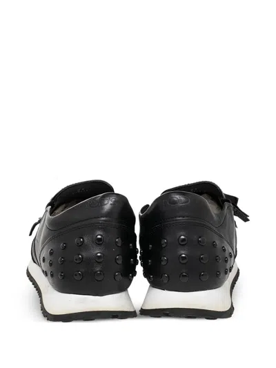 Pre-owned Tod's Vintage  Fringe-embellished Slip-on Sneakers