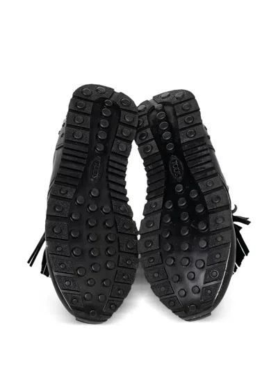 Pre-owned Tod's Vintage  Fringe-embellished Slip-on Sneakers