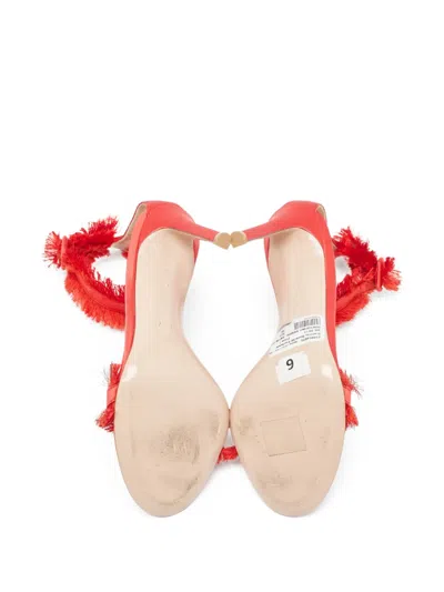 Pre-owned Gianvito Rossi Fringe-embellished Stiletto Heels
