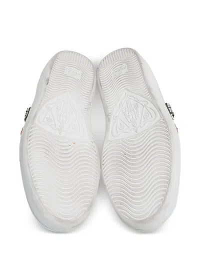 Pre-owned Gucci Ace Embroidered Sneakers