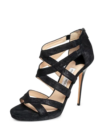 Pre-owned Jimmy Choo 130mm Leather Heeled Sandals
