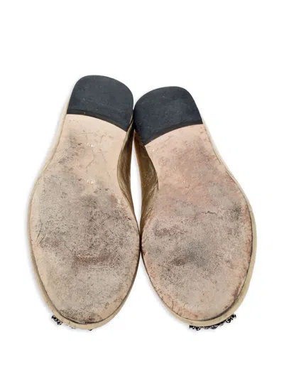 Pre-owned Giuseppe Zanotti Vintage Leather Ballet Flats