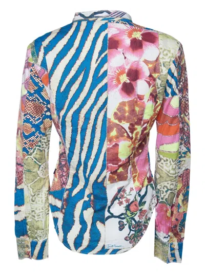 Pre-owned Just Cavalli Vintage  Patchwork Shirt