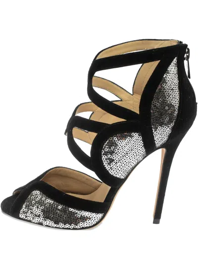 Pre-owned Jimmy Choo 125mm Sequined Sandals