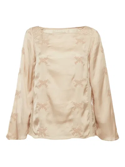 Pre-owned Zadig & Voltaire  Embroidered Bell-sleeve Blouse