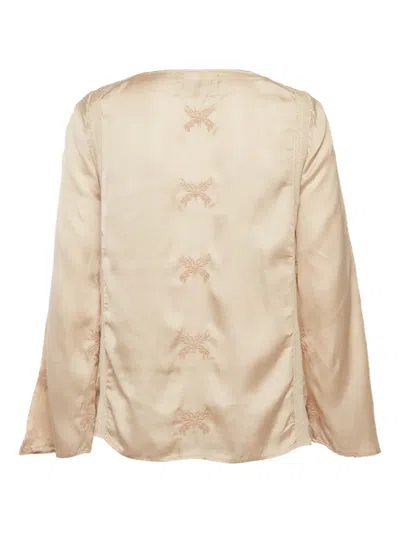 Pre-owned Zadig & Voltaire  Embroidered Bell-sleeve Blouse
