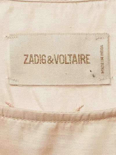 Pre-owned Zadig & Voltaire  Embroidered Bell-sleeve Blouse