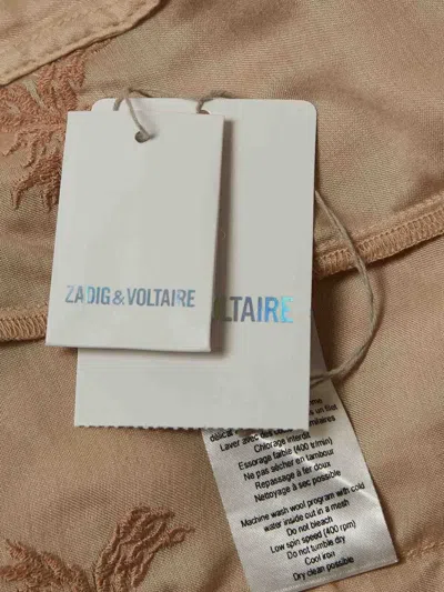 Pre-owned Zadig & Voltaire  Embroidered Bell-sleeve Blouse