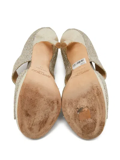 Pre-owned Jimmy Choo 110mm Leather Sandals