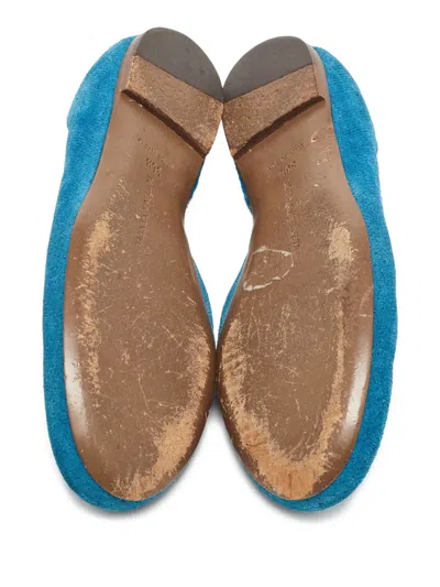 Pre-owned Bottega Veneta Suede Ballet Flats